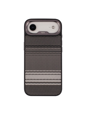 Чохол Kajsa Resort Collection Gradient Stripe with MagSafe O-Ring для Apple iPhone 17 Air Black (6928741053)