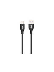 Кабель синхронізації 2E Glow USB to Type-C Black 30W 1m Black (2E-CCAC-BL)