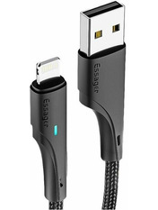 Кабель синхронізації Essager Rousseau USB to Lightning Ні 0,25 Black 0,25m Black (EXCL-LSB01)