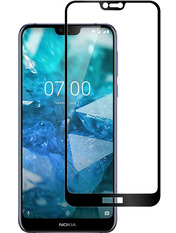 Захисне скло PowerPlant Full Screen для Nokia 7.1 глянсове (GL606221)
