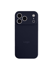 Чохол Silicone Case Full Aquarelle для iPhone 17 Pro Max Dark Blue