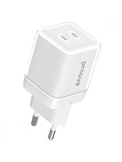 Мережевий зарядний пристрій Proove Pure GaN Max White (2 USB-C) 67W White