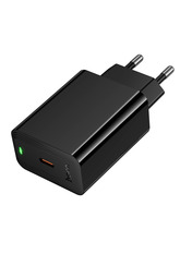 Мережевий зарядний пристрій Hoco CS93A Leader 20 1 USB-C Відсутній Black (1 USB-C) 20W Black (6942007671064)