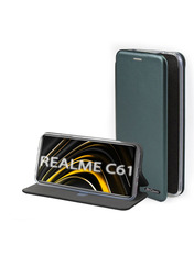 Чохол-книжка BeCover Exclusive для Realme C61 Dark Green Dark Green (712554)