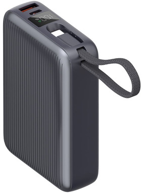 Павербанк Sigma X-power SI20A5QLX 1xUSB-C + 1xUSB-A 45W 20000mAh Grey (4827798987612)