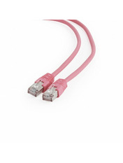 Мережевий патч-корд Cablexpert Cat.6 FTP Рожевий Pink 3 3m Pink (PP6-3M/RO)