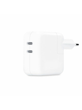Мережевий зарядний пристрій Apple (2 USB-C) 35W White (MNWP3ZM/A)