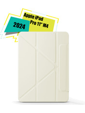 Чохол BeCover Ultra Slim Origami Magnetic Apple iPad Pro 11" M4 2024 Beige (712961) Бежевий