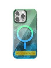 Чохол Shiny Mountain (MagFit) для Apple iPhone 17 Green/Blue