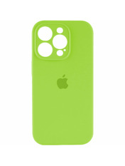 Чохол Silicone Silicone Full Case Camera Protect для Apple iPhone 16 Pro Max Shiny Green