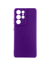 Чохол GETMAN Liquid Silk Full Camera для Samsung Galaxy S908 S22 Ultra Ultra Violet Ultra Violet (6928107453)