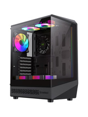 Корпус GameMax Vista Coc Ab Midi-Tower Black