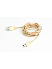 Кабель синхронізації Cablexpert AMCM USB to Type-C Golden 1.8 1.8m Golden (CCB-mUSB2B-AMCM-6-G)