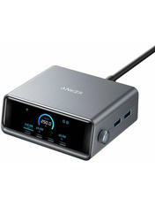 Мережевий зарядний пристрій Anker GaNPrime Charger GaN (2 USB-A + 4 USB-C) 250W Black (A2345341)