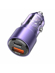 Автомобільний зарядний пристрій Borofone BZ20A Smart 83W 2 USB-A Відсутній 2 USB-A Black