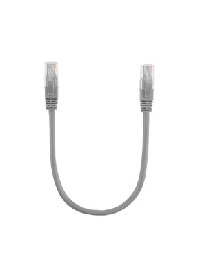 Мережевий патч-корд Ritar CCA Q710 Cat.5e UTP 0,3m Silver (PCR-CCA / 0.3G)