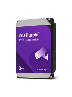 HDD накопичувач Western Digital Purple Surveillance 3TB 5400rpm 128MB 3.5" (WD34PURZ)