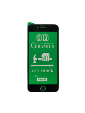 Захисне скло Ceramic для Apple iPhone 6/6S Глянсова Black Black (OEM) глянсове