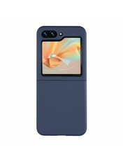 Чохол Folding Silicone для Samsung Flip 5 Dark Blue