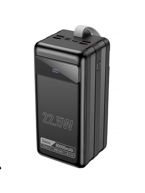 Павербанк Hoco DB50 2xUSB-C + 4xUSB-A 22,5W 80000mAh Black