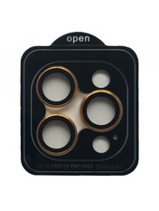 Захисне скло інше Camera METAL для iPhone 15 Pro / 15 Pro Max глянсове Gold