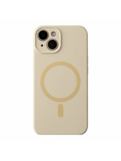 Чохол Silicone Case Full Aquarelle для Apple iPhone 13 Antique White