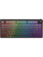 Клавіатура Ajazz AK820 V2 Black/Red White Peach Switch (AK820-V2-WP-S-BG) Black/Red