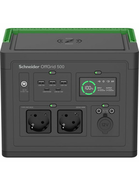 Зарядна станція Schneider OffGrid 500W (517Wh) Gray (PPS500-GR)