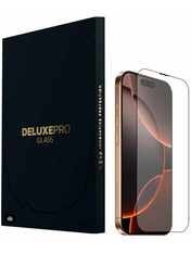 Захисне скло iLera DeLuxe Original Glass для Apple iPhone 16 Pro/17 Глянсова BOX глянсове Black