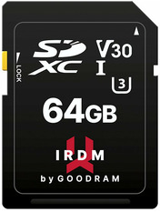 Карта пам'яті Goodram IRDM S3A0 SDXC 64GB UHS-I U3 (IR-S3A0-0640R12)