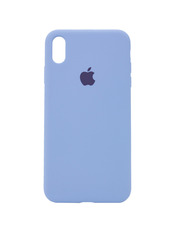 Чохол Silicone Case Full Aquarelle для Apple iPhone X/XS Lilac Blue