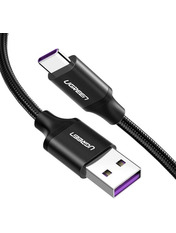 Кабель синхронізації Ugreen US184USB to Type-C 1,5 18W 1,5m Black (20883)