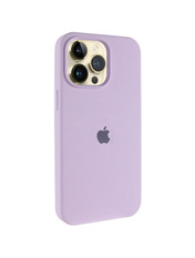 Чохол Silicone Case (AA) Logo with MagSafe для Apple iPhone 17 Pro Max Lilac Lilac (6945817203)