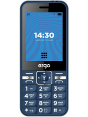 Кнопковий телефон Ergo E281 DS Blue