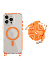 Чохол LanyardCase для Apple iPhone 16 Pro Max Orange