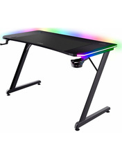 Комп'ютерний стіл Trust GXT 710 Luminus Pro RGB Black Black (25419)