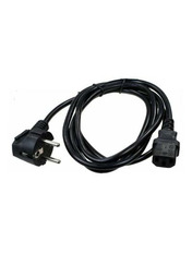 Кабель живлення ATcom Power Cable CEE 7/7 to C13 Ні 1,8 1,8m (3x1mm²) Black (14367)