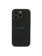 Чохол Silicone Case Full Size with Frame для Apple iPhone 14 Pro Max Black Black (6947281035)