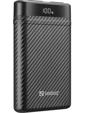 Павербанк Sandberg Survivor Nano 2xUSB-C 20W 10000mAh Black (421-32)