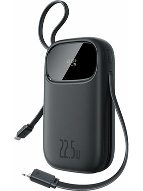 Павербанк Baseus EnerFill FC31 Digital 2xUSB-C + 1xUSB-A 22,5W 10000mAh Cosmic Black (P10082106123-00)