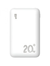 Павербанк Silicon Power QS58 1xUSB-C + 1xUSB-A 20W 20000mAh White (SP20KMAPBKQS580W) 20 20000 Білий