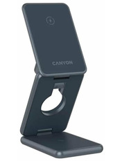 Мережевий зарядний пристрій Canyon OnCharge 309 3in1 (1 USB-C) 15W Black