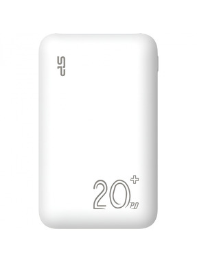 Павербанк Silicon Power QS58 1xUSB-C + 1xUSB-A 20W 20000mAh White (SP20KMAPBKQS580W)