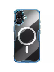Чохол Nillkin Nature Pro Magnetic для Apple iPhone 16 Transparent/Blue Transparent/Blue (6931752490)