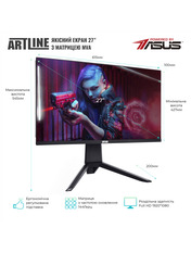 Моноблок ARTLINE Gaming G75 (G75v42) Gravity Gray