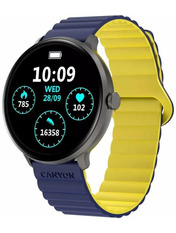 Смарт-годинник Canyon Jacky SW-69 Blue/Yellow 44mm Blue/Yellow