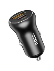 Автомобільний зарядний пристрій Hoco NZ5 30W Відсутній 1 USB-A + 1 USB-C Black 1 USB-A + 1 USB-C Black