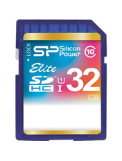 Карта пам'яті Silicon Power Elite 32 ГБ Ні Class 10 UHS-I SDHC 32GB Class 10 UHS-I (SP032GBSDHAU1V10)