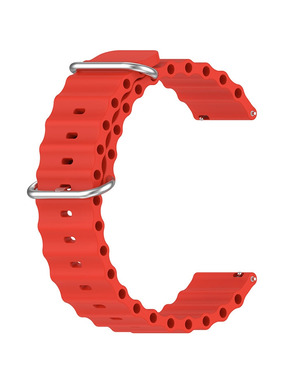 BeCover Wave Style (20mm) Huawei Watch GT 3 (42mm) Red