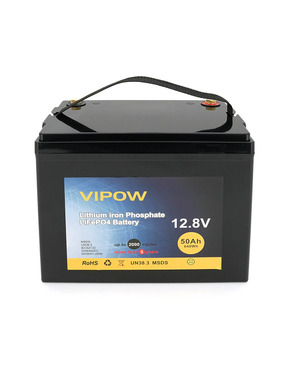 Акумулятор для ДБЖ Vipow LiFePO4 12,8V 50Ah